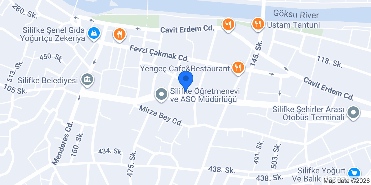 Silifke Tadilat Evim konumu