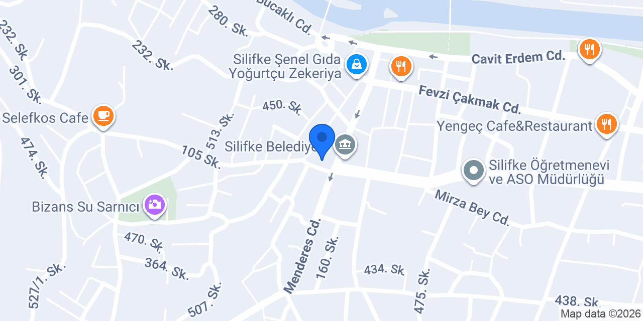 Perande SİLİFKE konumu