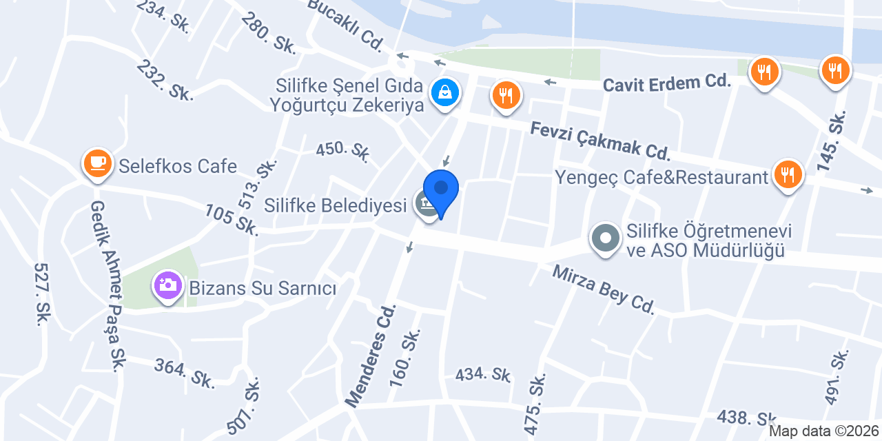 Çisel Çiçekçilik Silifke konumu