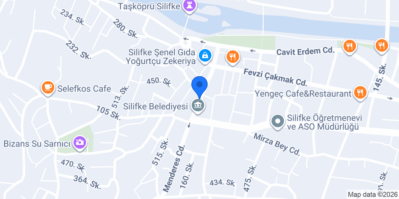 Akbank Silifke Şubesi konumu