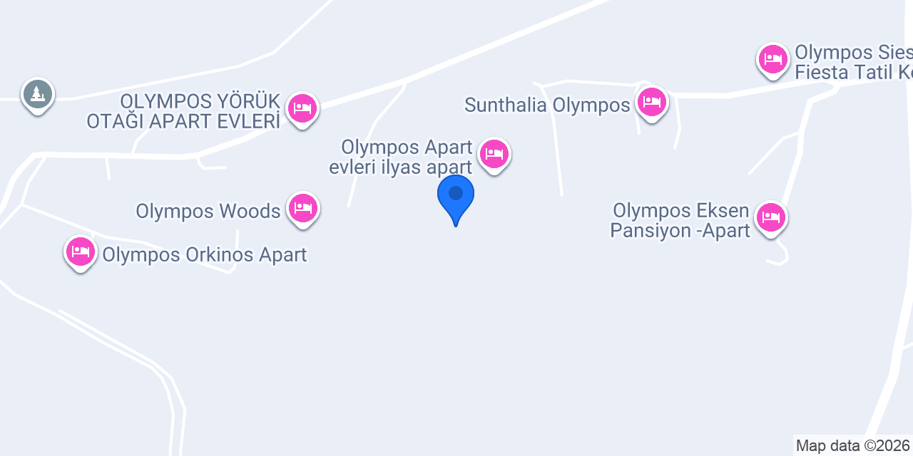 Five Rooms Olympos konumu