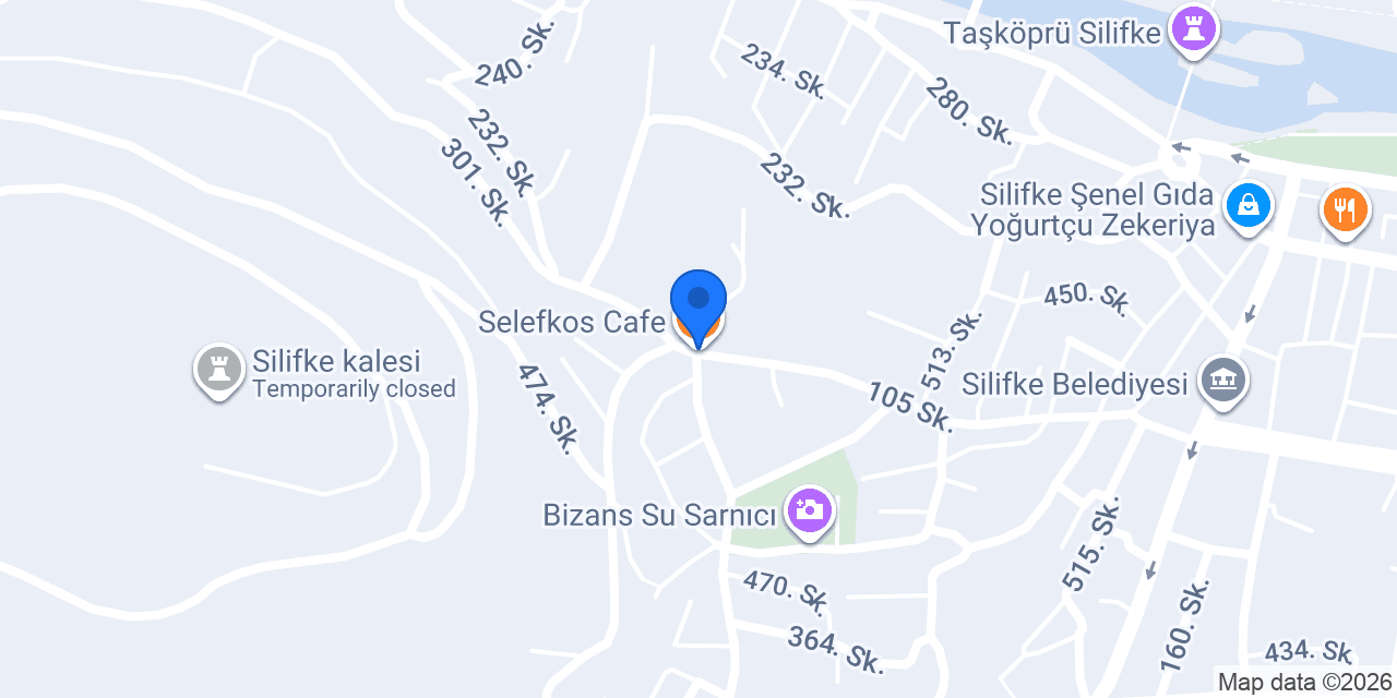 Selefkos Cafe konumu