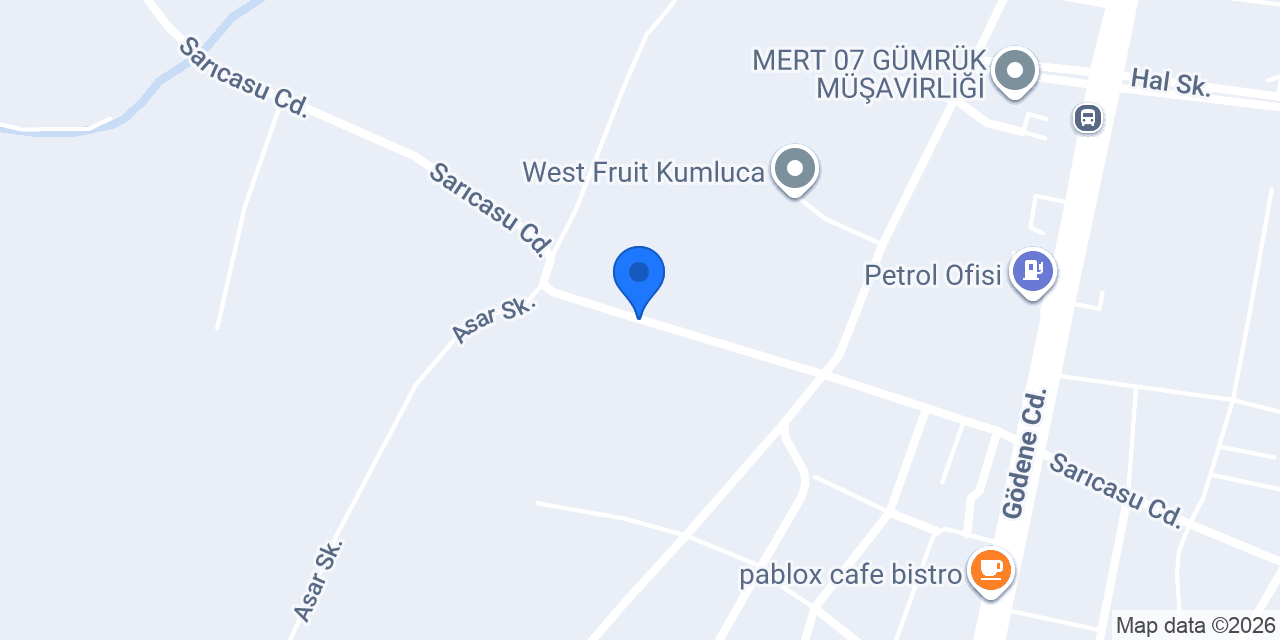 Bozkurt Yapı Market konumu