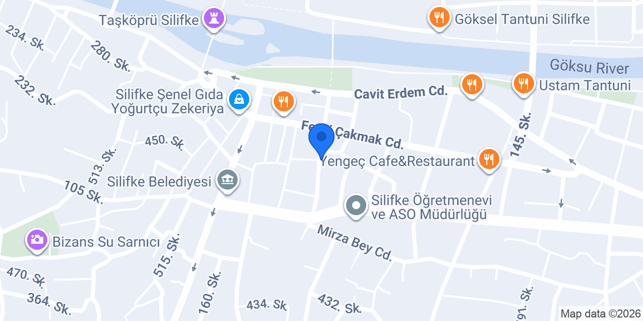 ASYA GROUP Silifke konumu