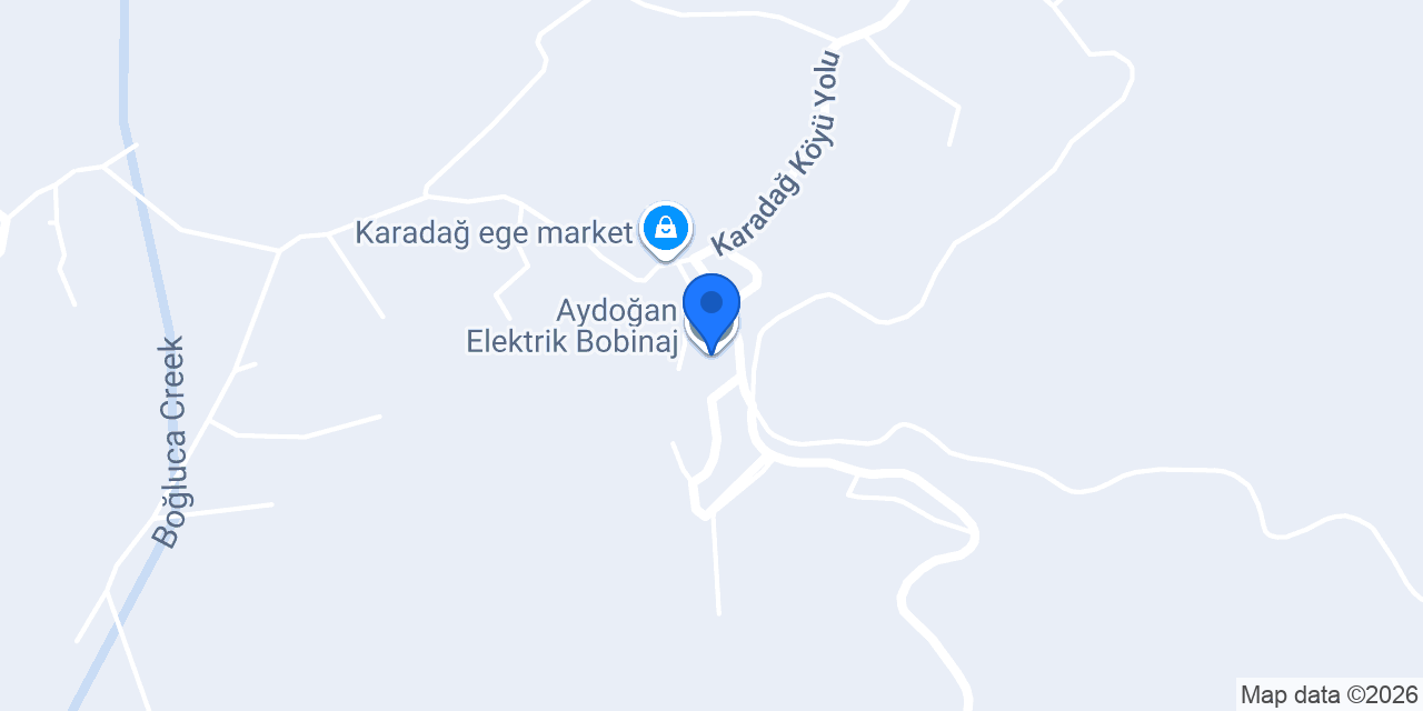 Aydoğan Elektrik Bobinaj konumu