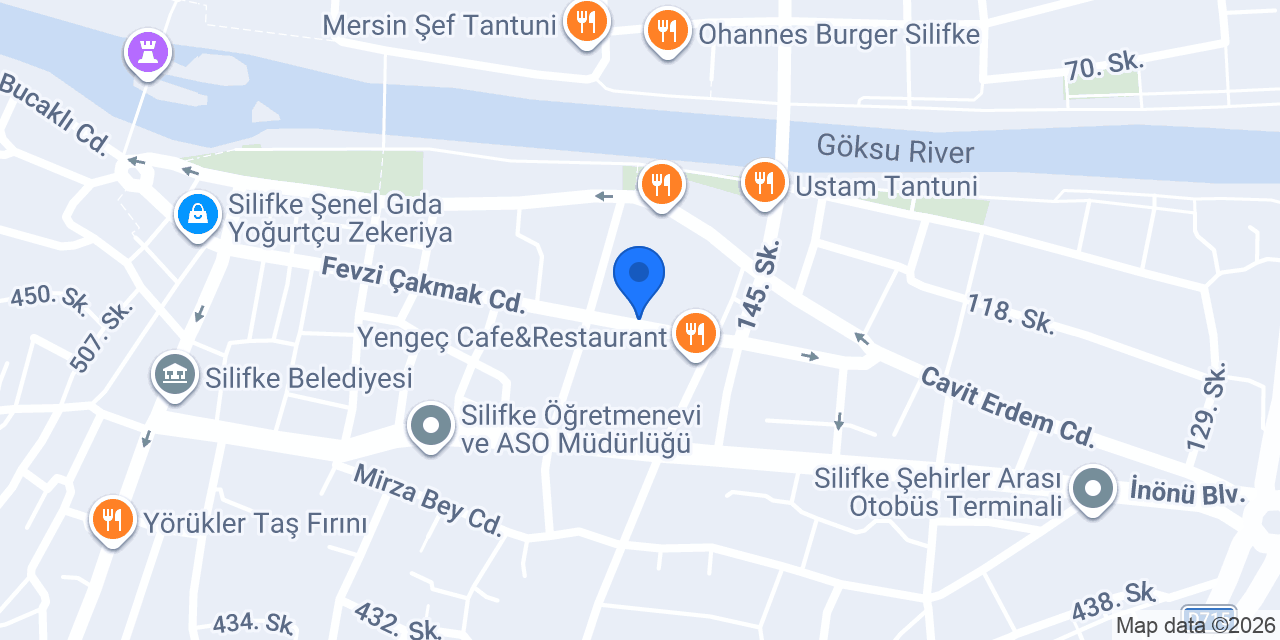 Alioğulları Mobilya konumu
