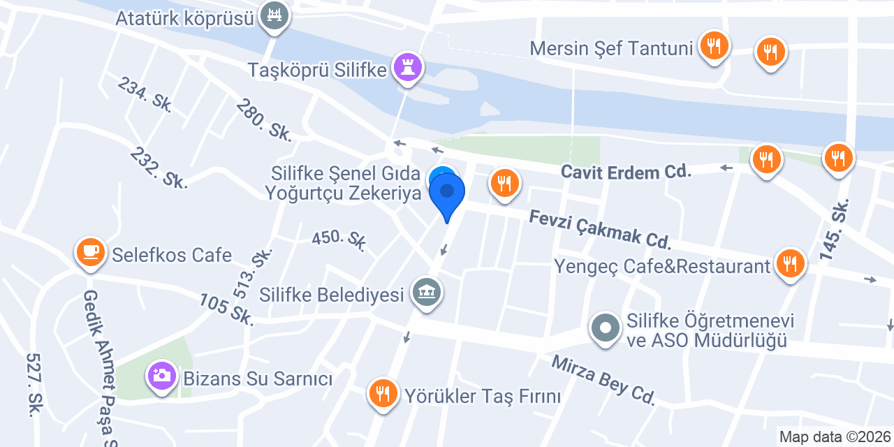 Silifke Sezer Psikoteknik konumu