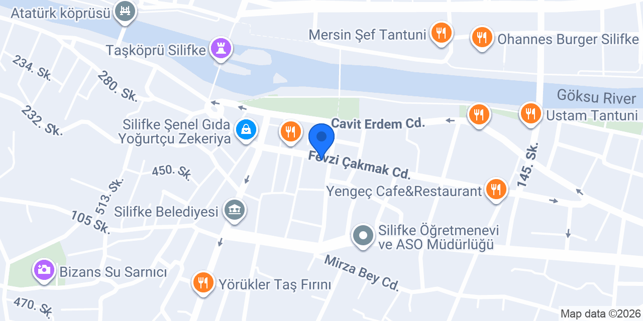 Kuztaş Elektrik Silifke konumu