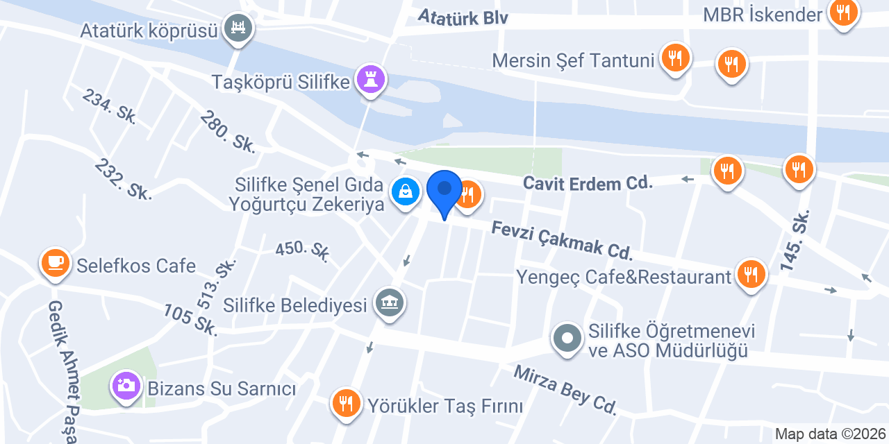 Taşucu Denizkızı Turizm konumu