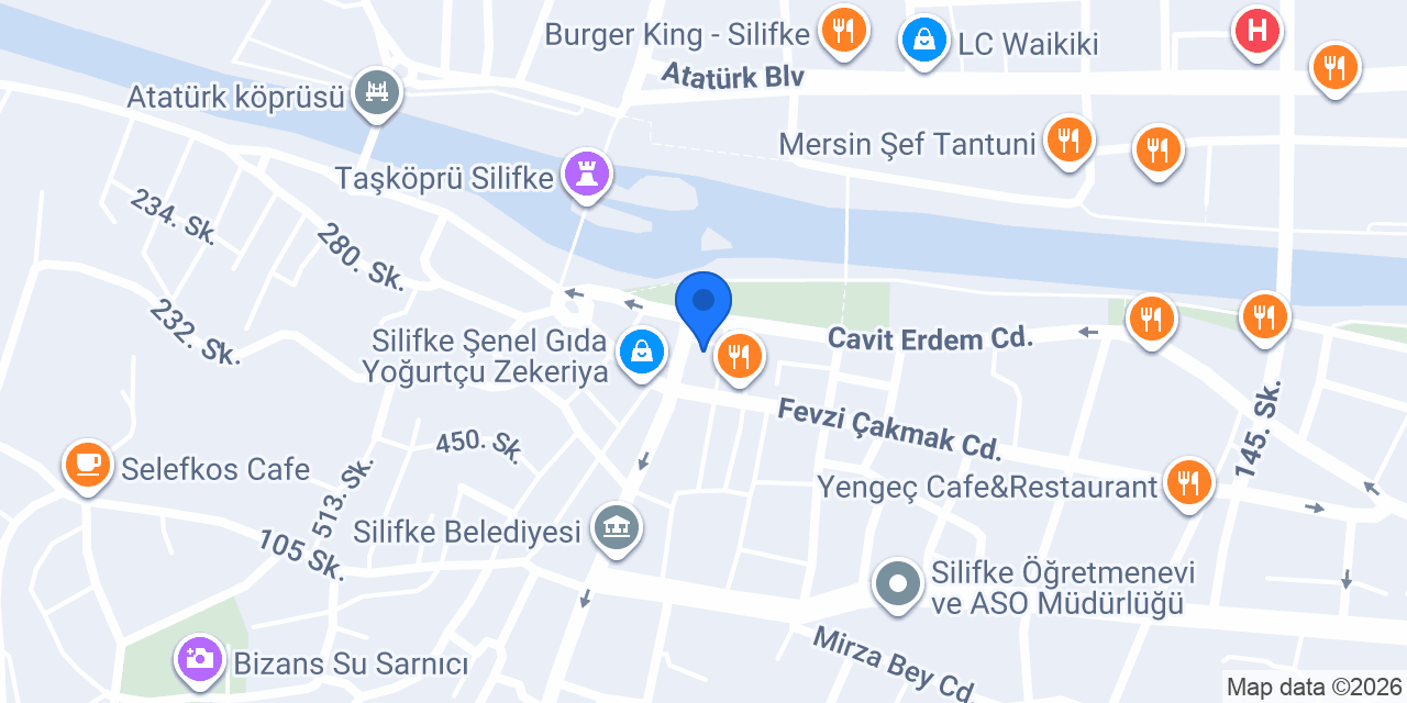 Silifke Kadın Kooperatif konumu