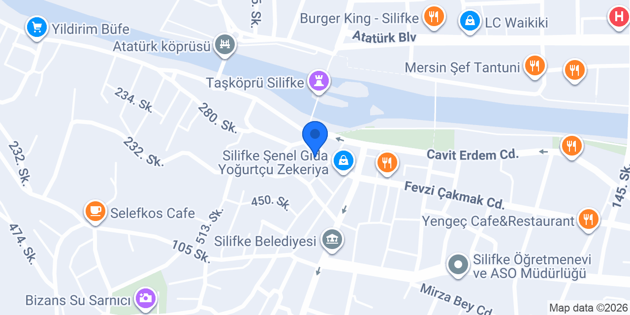 Silifke Eczanesi konumu
