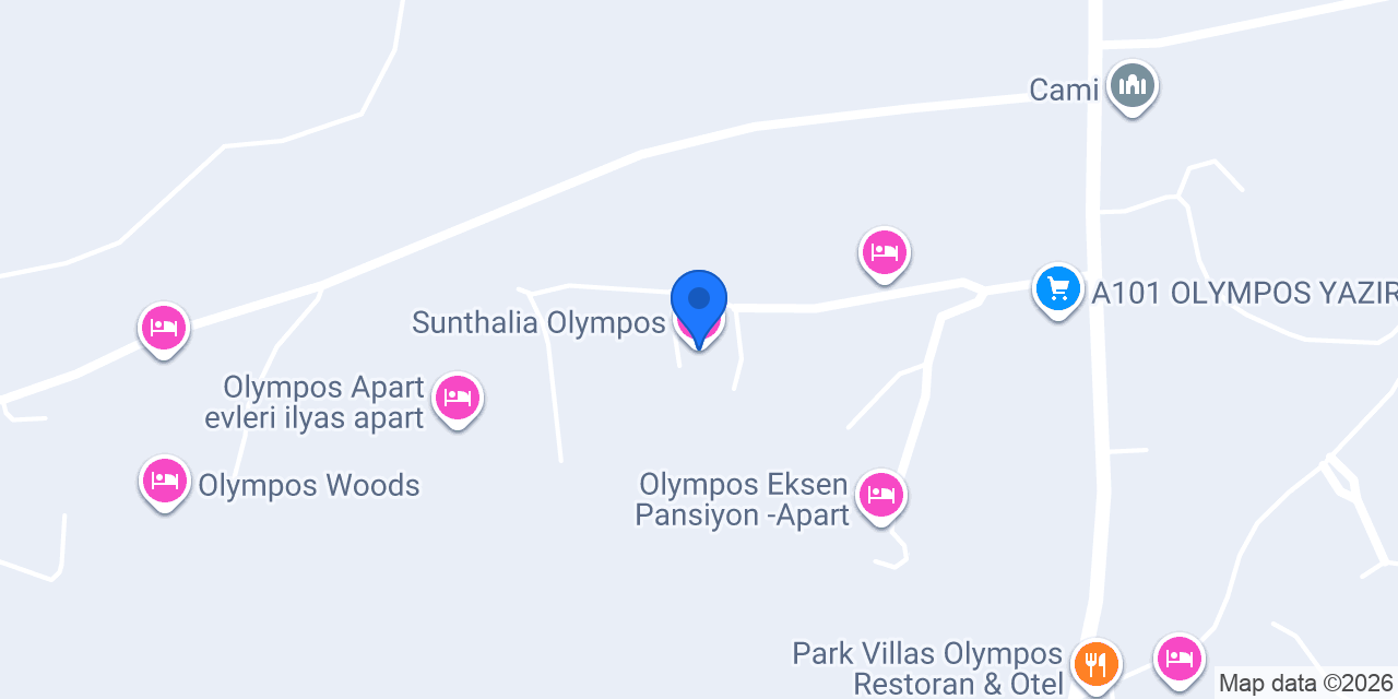 Sunthalia Olympos konumu