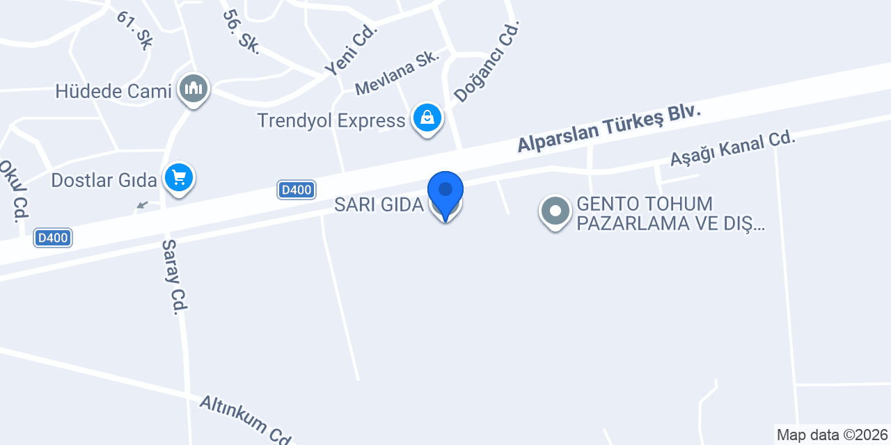 SARI GIDA konumu