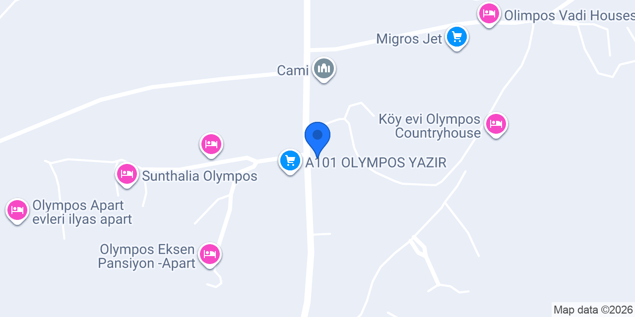 Amon Ra pansiyon, hediyelik eşya konumu