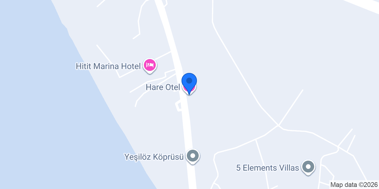 Hare Otel konumu