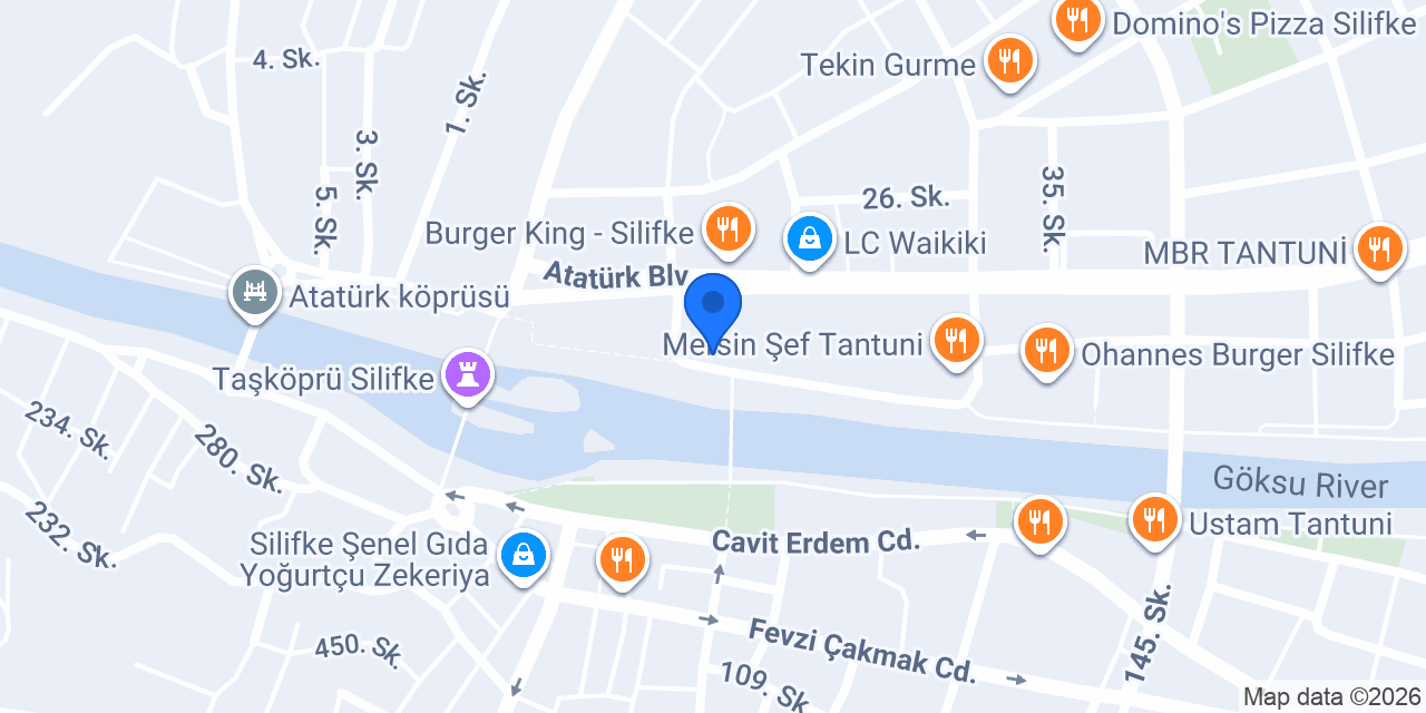 Katık Döner Silifke konumu