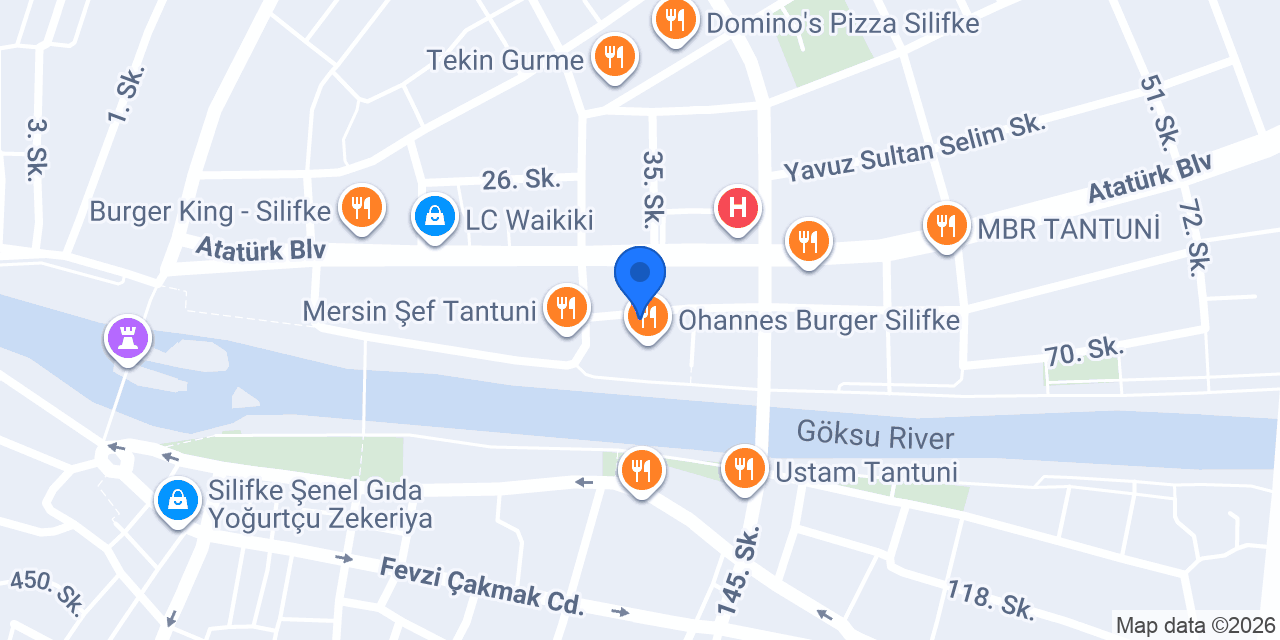 Çiğköfteci Emrah Usta konumu