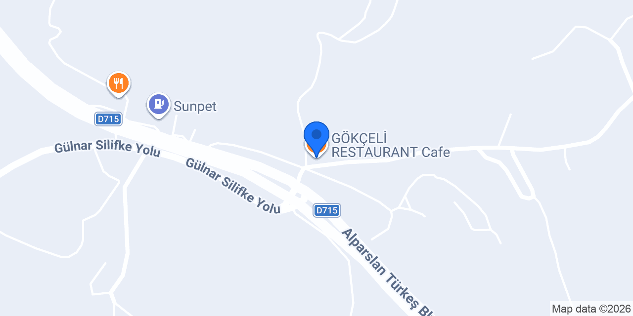 GÖKÇELİ RESTAURANT Cafe konumu