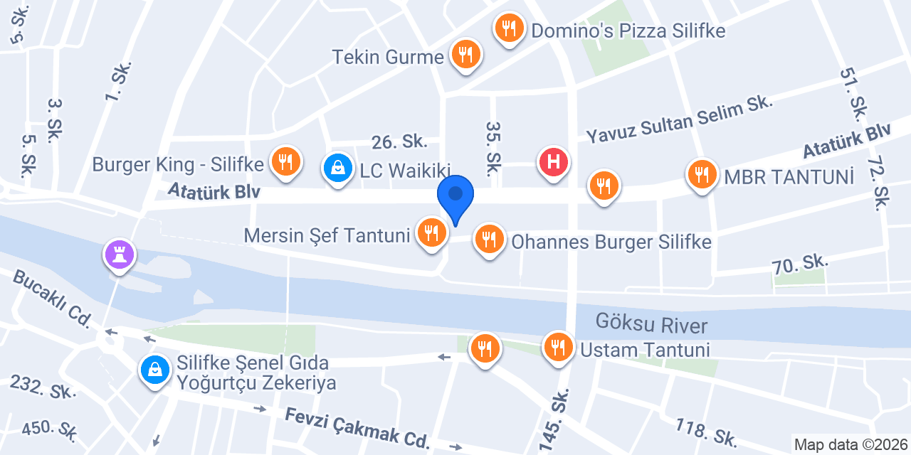 Butik Burger konumu