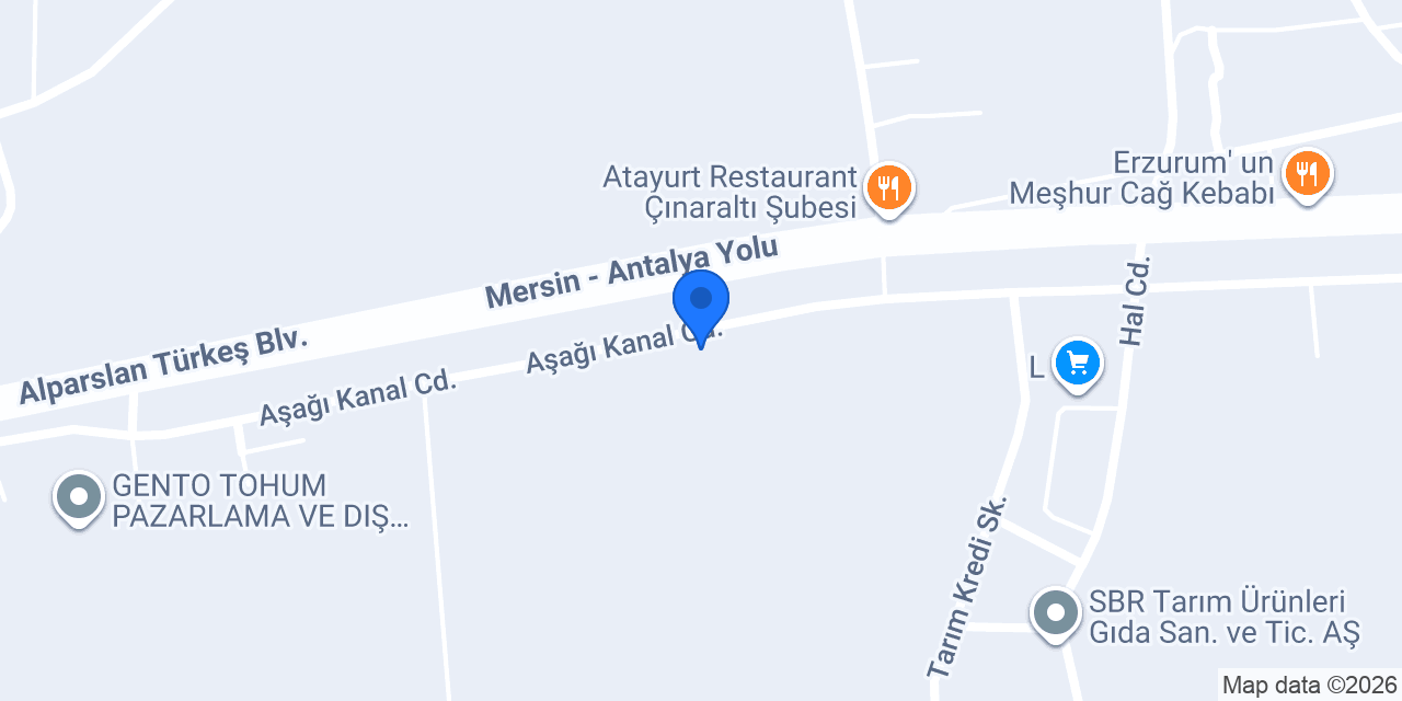 Atayurt Mobilya konumu