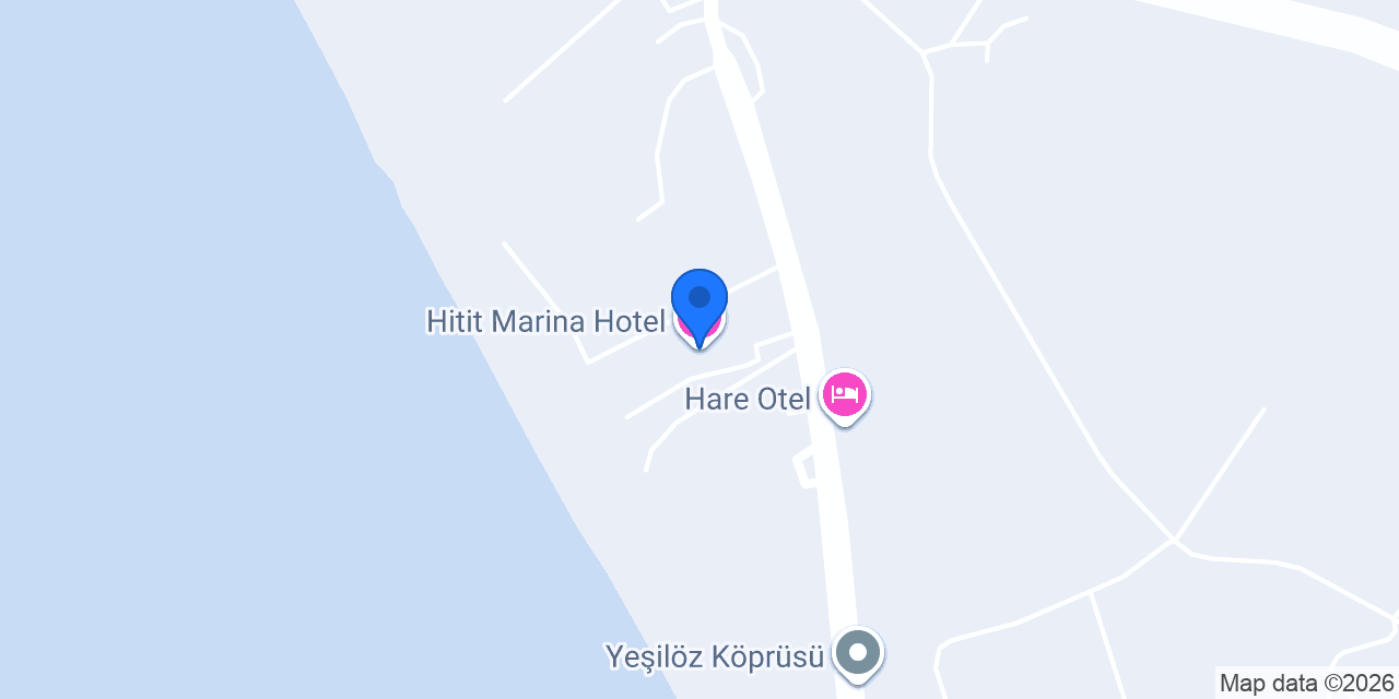 Hitit Marina Hotel konumu