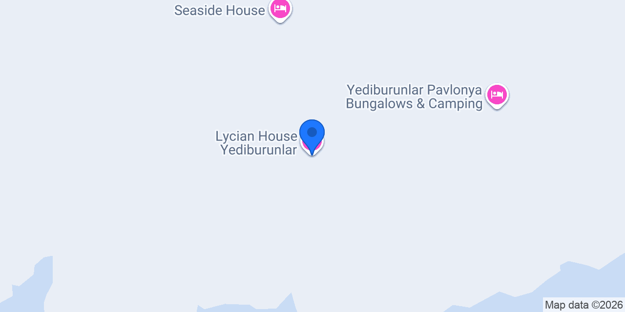 Lycian House Yediburunlar konumu