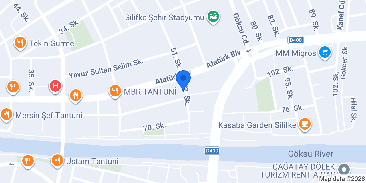 Nehri Tekel konumu