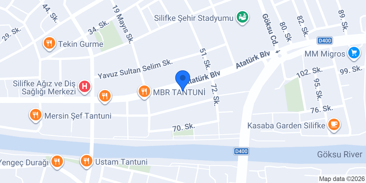 Karaca Home konumu