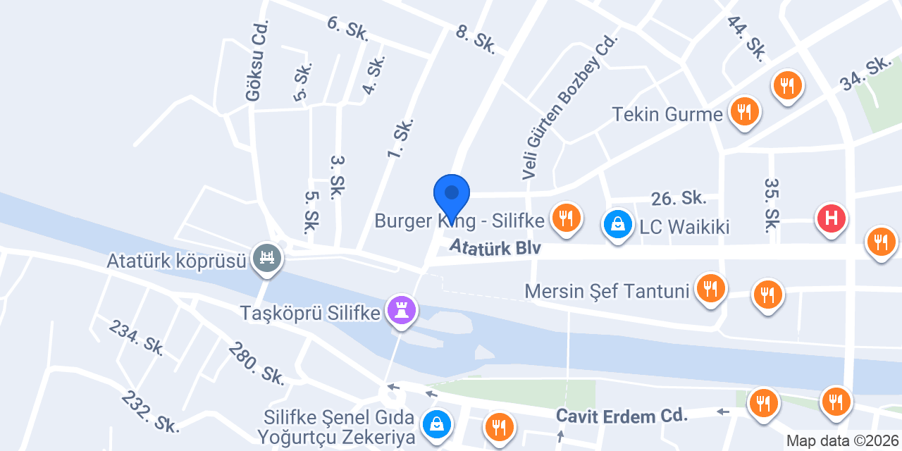 Şahin et kasap konumu