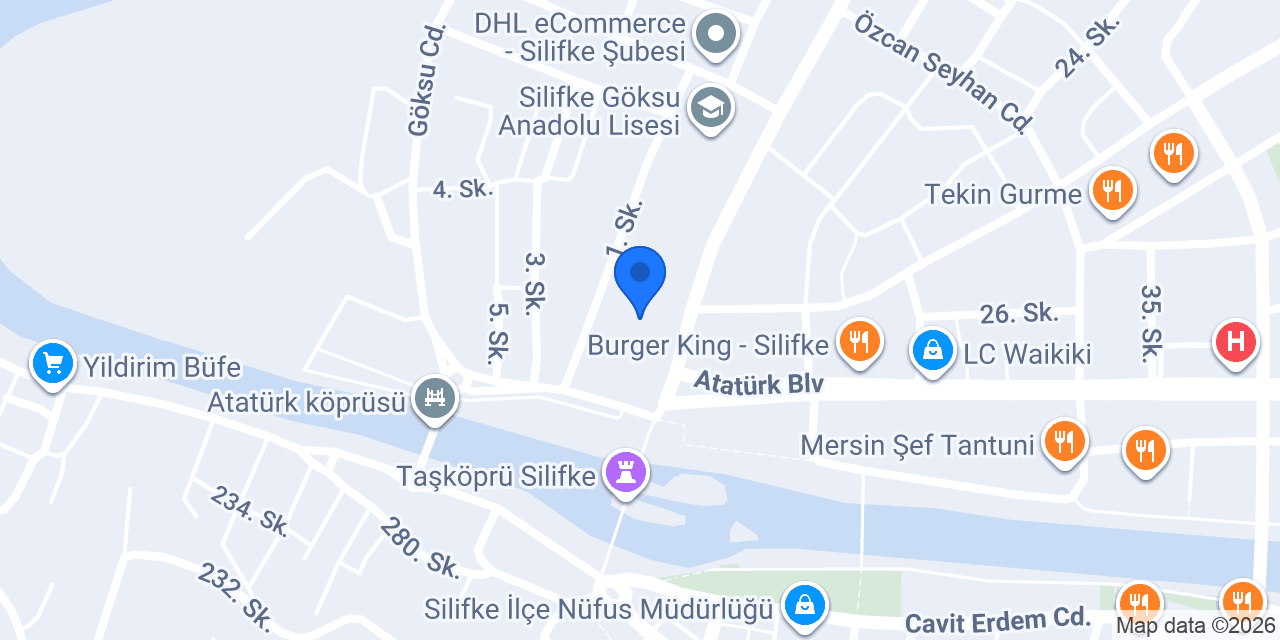 Gazipaşa İlkokulu konumu