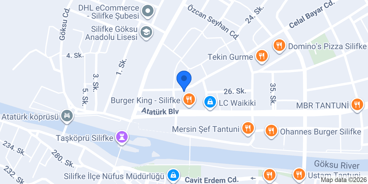 SİLİFKE VETERİNER KLİNİĞİ konumu