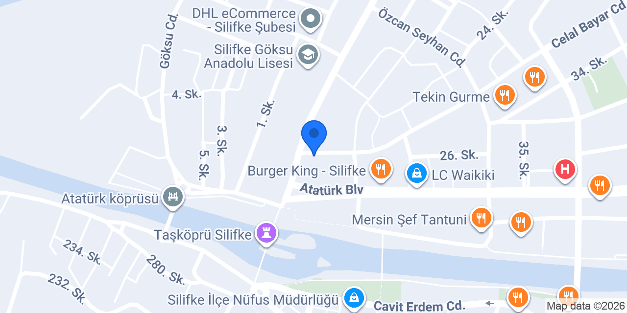 Anadolu Veteriner Kliniği konumu
