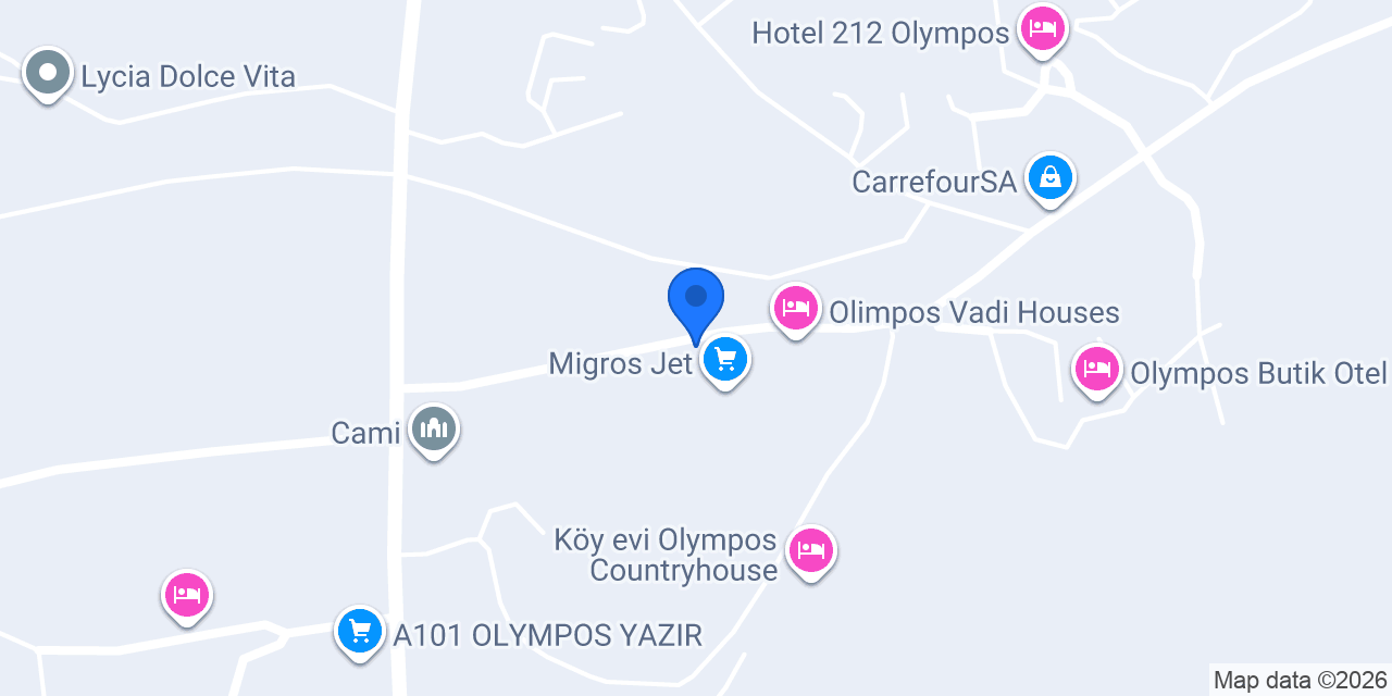 Aşık Pansiyon konumu