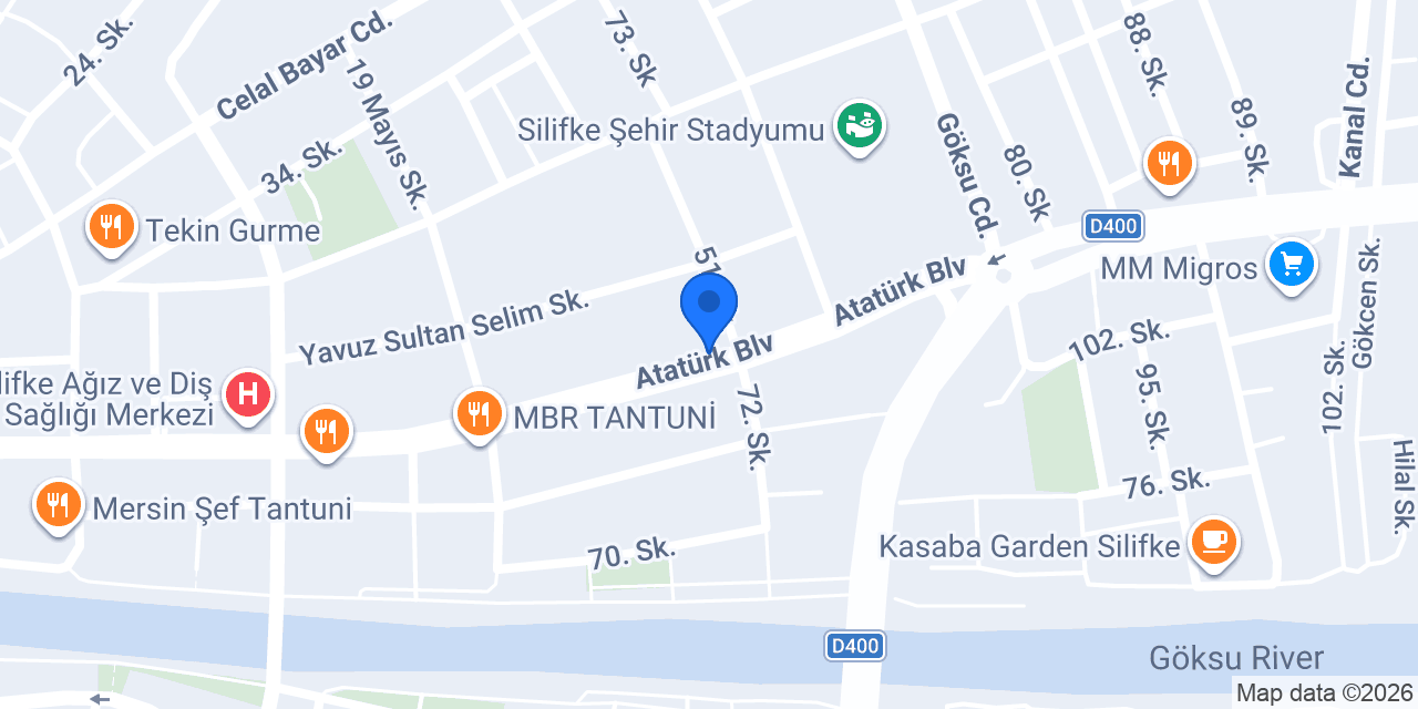 Murat Mobilya Silifke konumu