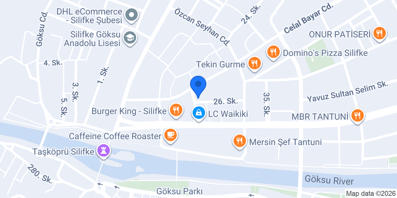 Kayra Göktürk Cafe Bistro konumu