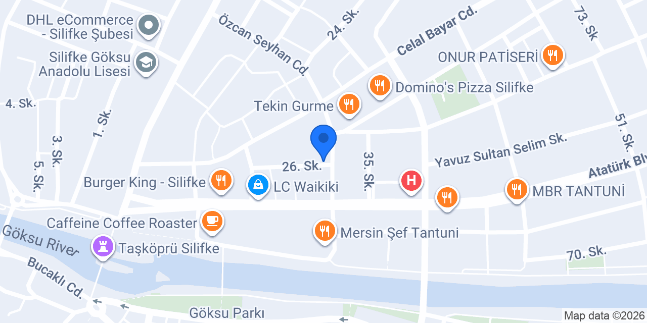 Zafer Av Malzemeleri konumu