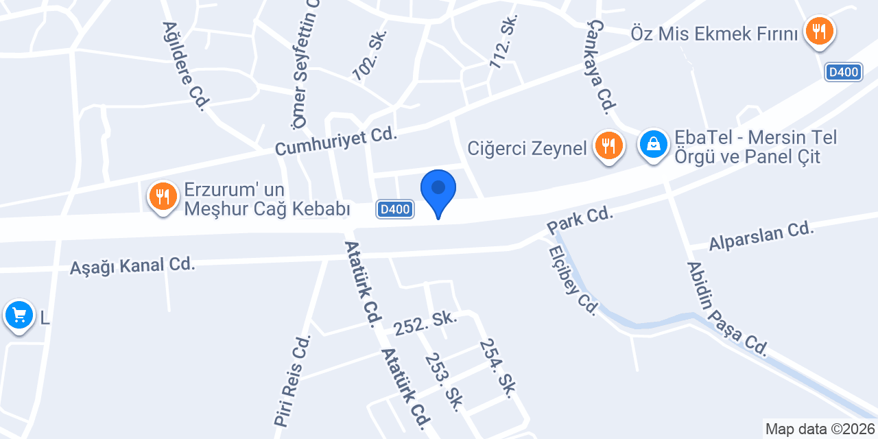 Atayurt Aile Çay Bahçesi konumu
