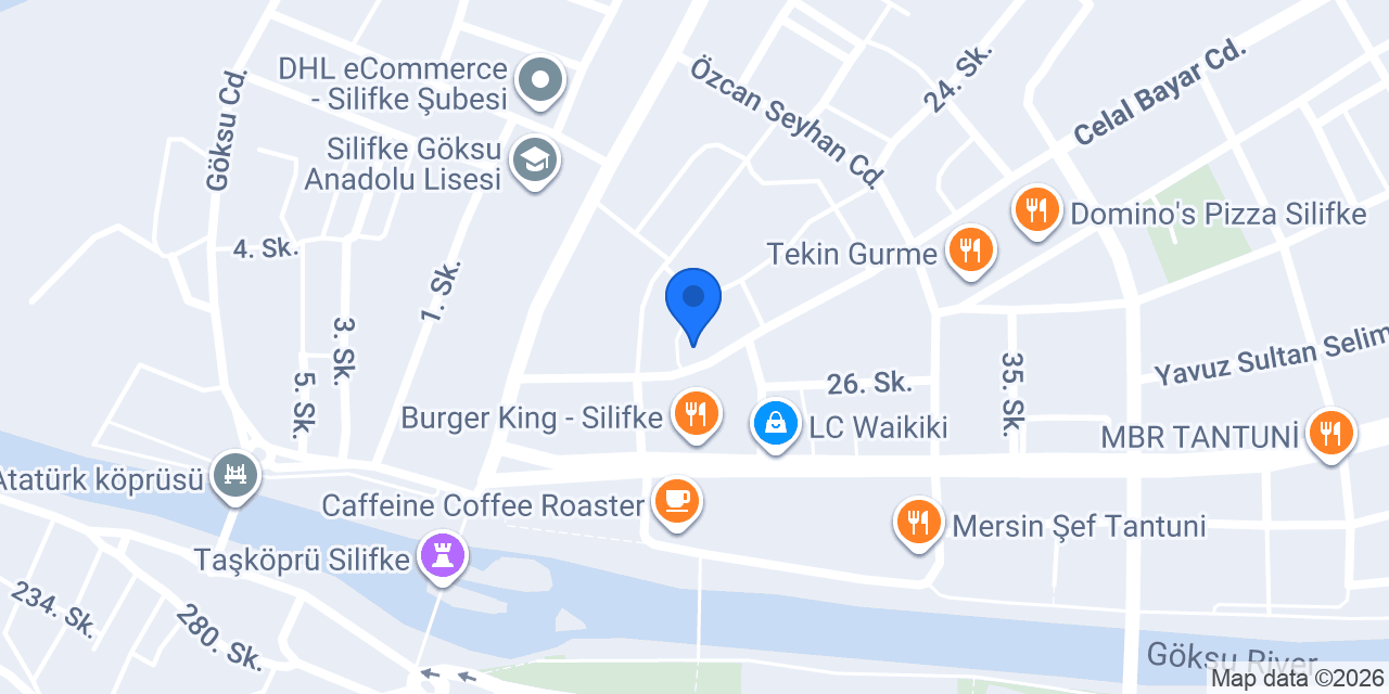 HAS DÖNER SİLİFKE konumu