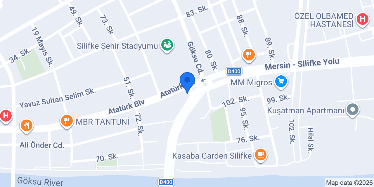 MARKA&MARKA ÜÇ YOL konumu