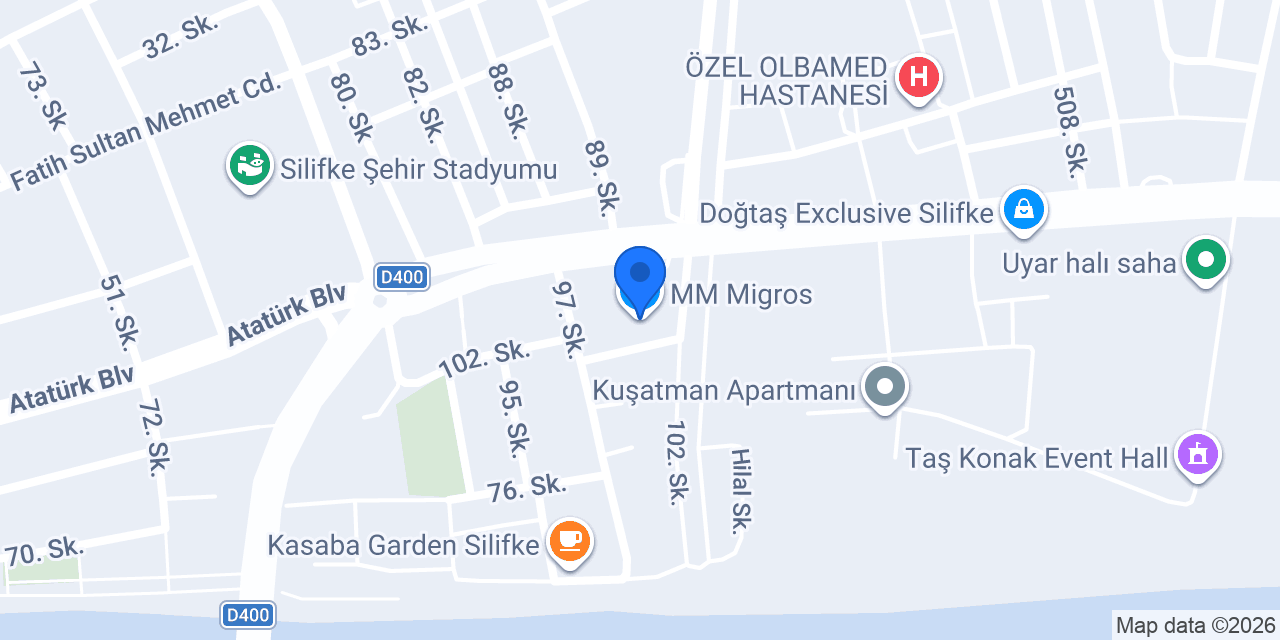 MM Migros konumu
