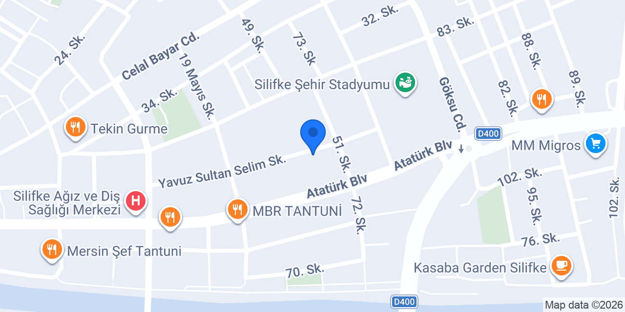 Ulusal Dental Diş deposu konumu