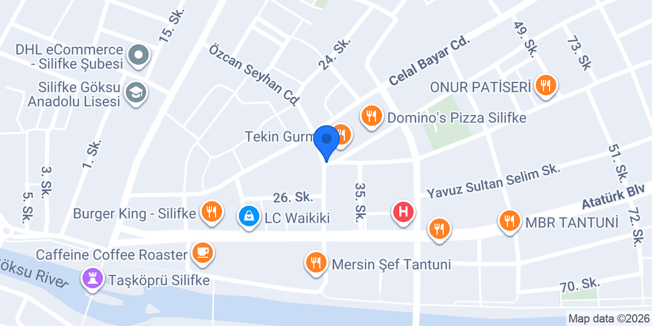 SİLİFKE BARAÇ MEDİKAL konumu