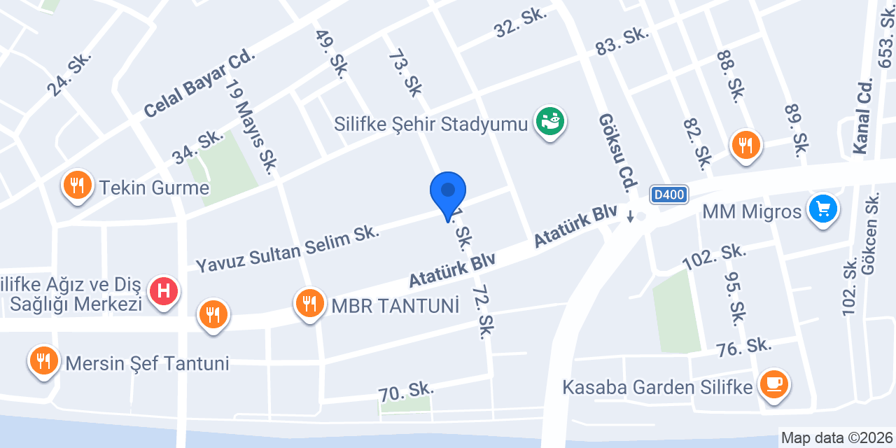Özel Diş Hekimi Hasan-Emel Mavi Diş Muayenehanesi konumu