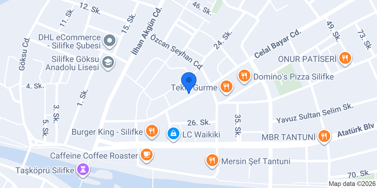 YAMAHA COŞAN MOTOR SİLİFKE konumu