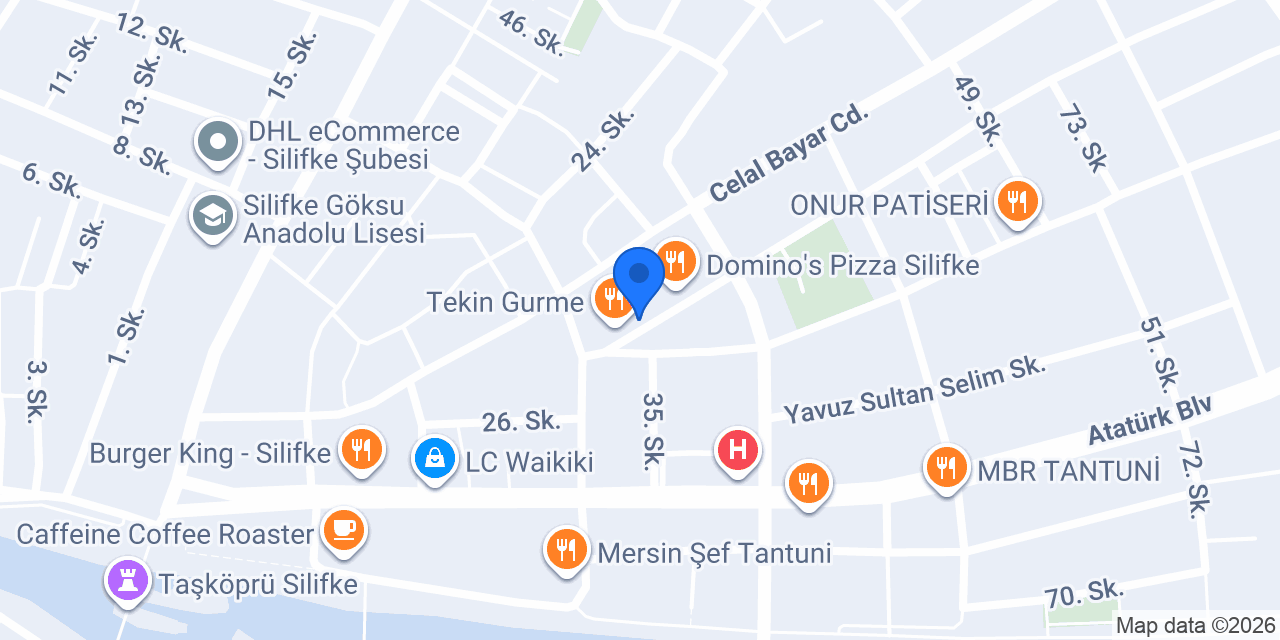 Nova Optik Silifke konumu