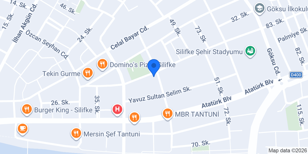 Özkan Soğutma konumu
