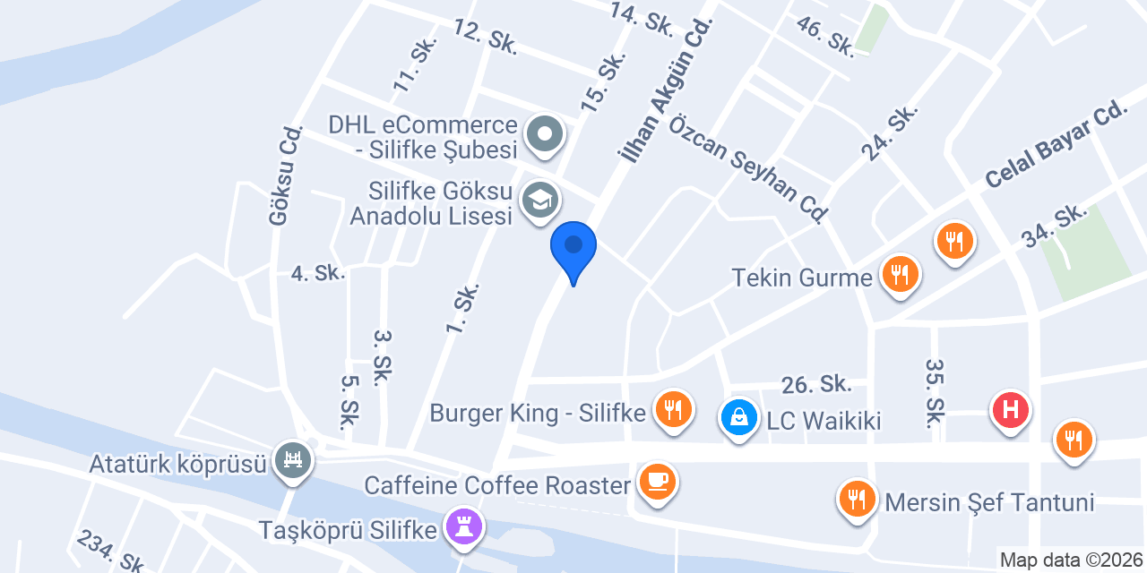 Silifke Askerlik Şubesi konumu