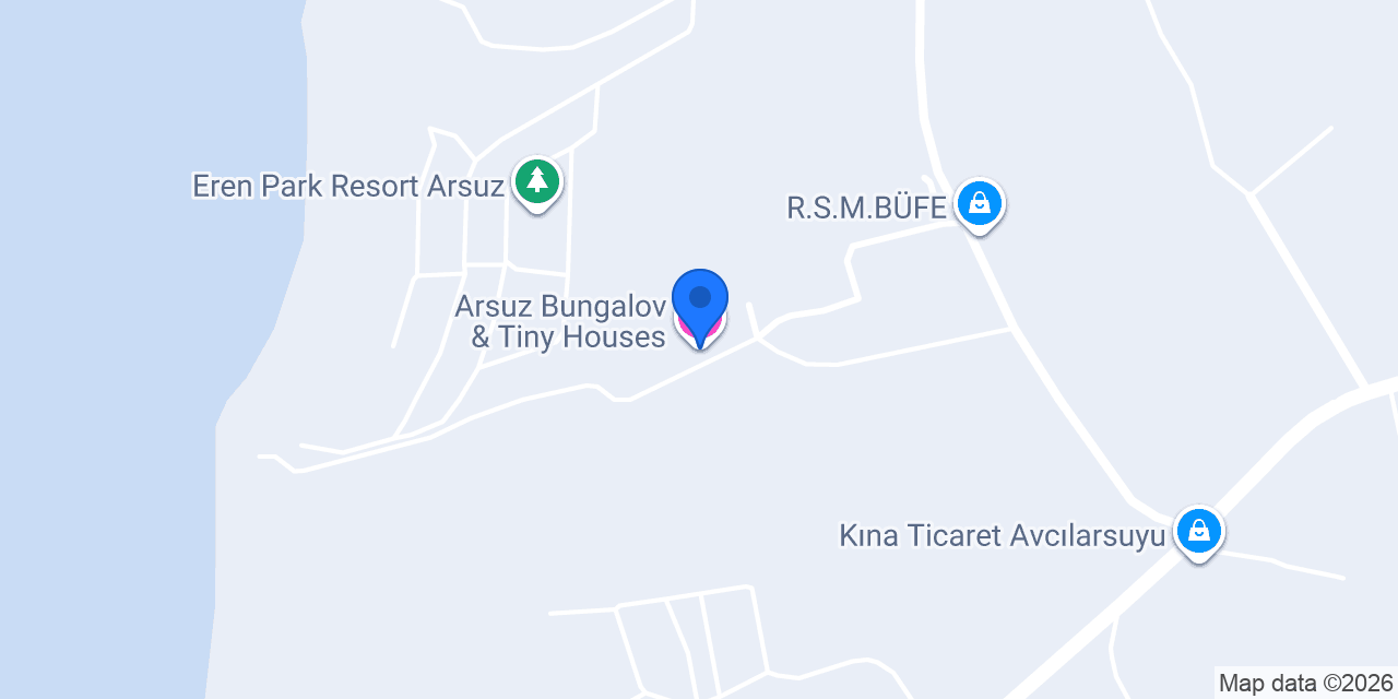 Arsuz Bungalov & Tiny Houses konumu