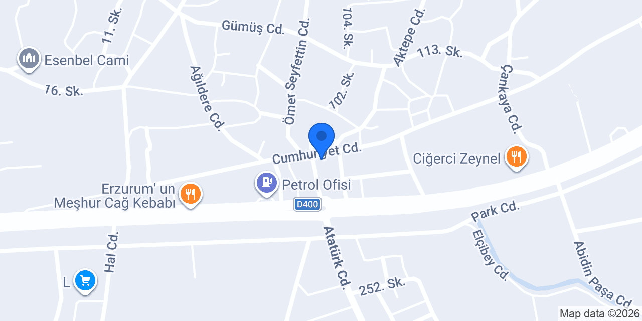 Beraber Erkek Kuaförü konumu