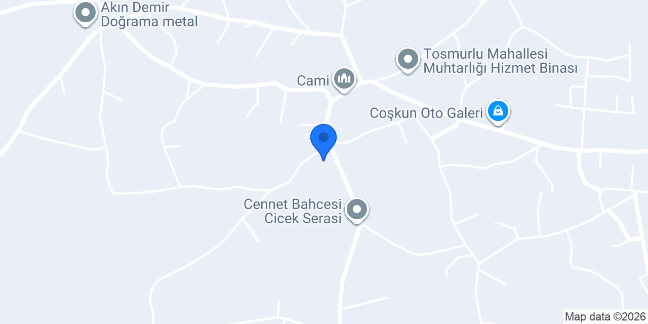 Tosmurlu Köyü Muhtarlığı konumu